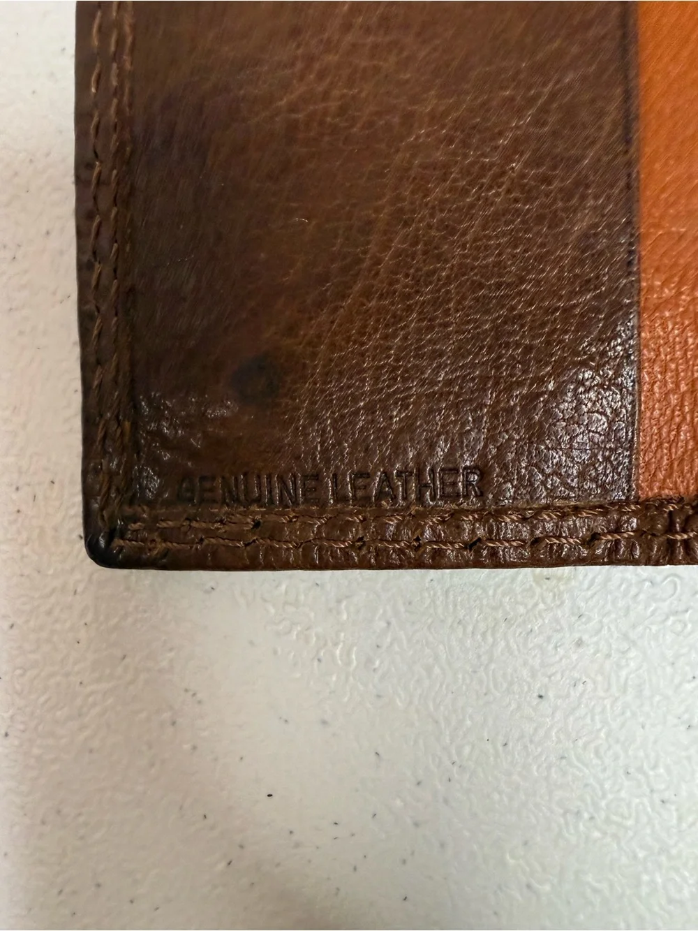Francesco Remolo Italian Brown Genuine Leather Tri-fold Key Wallet Holder Hook